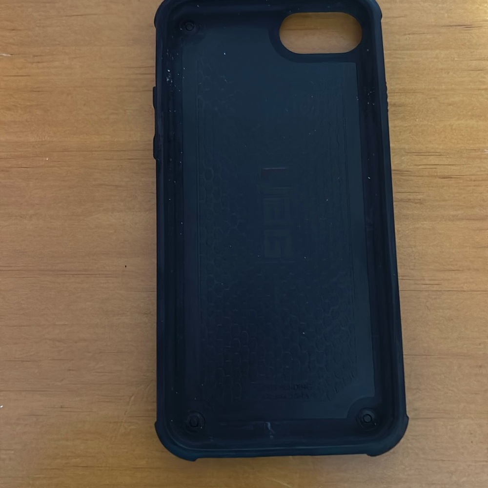 Red and black iPhone case